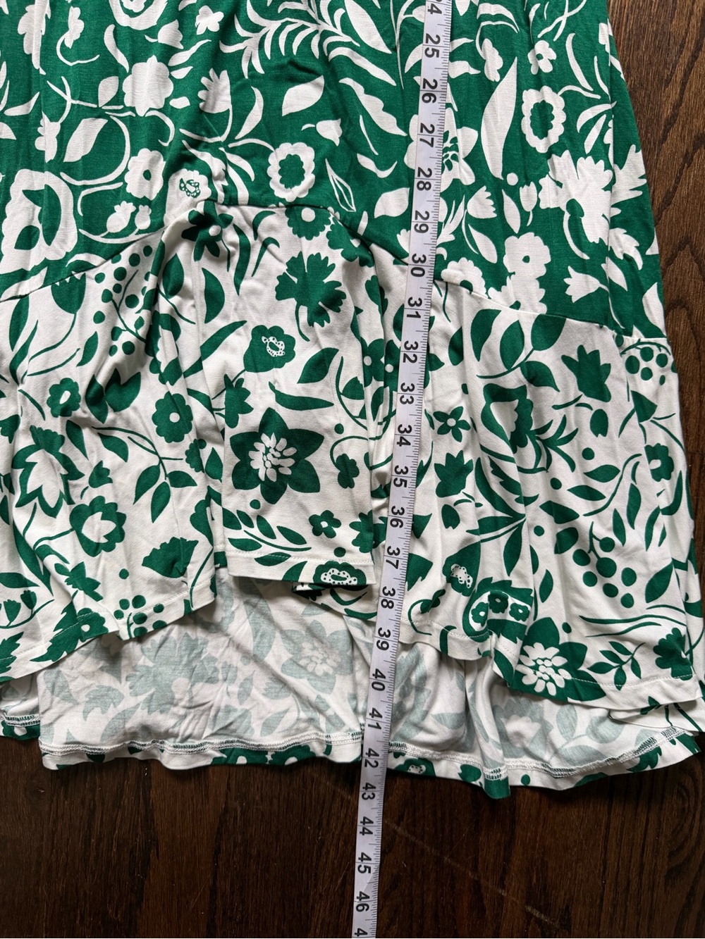 Boden Eliza Green and White Floral Midi Dress - Picture 8 of 8